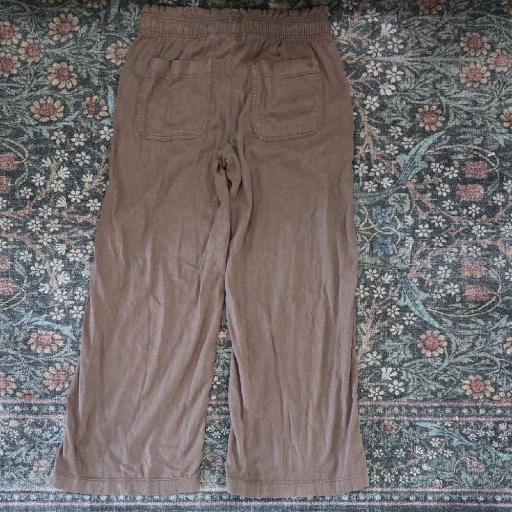 AE Dreamy Drape Linen Blend Pull-on Pants - Picture 5 of 10